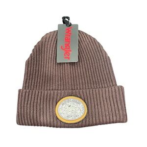 Wrangler brown knitted beanie hat Long Live Cowboys